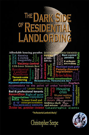 The Dark Side of Residential Landlording - book cover