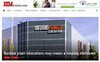 Real Estate Magazine - Nuclear plant relocations may create a housing meltdown